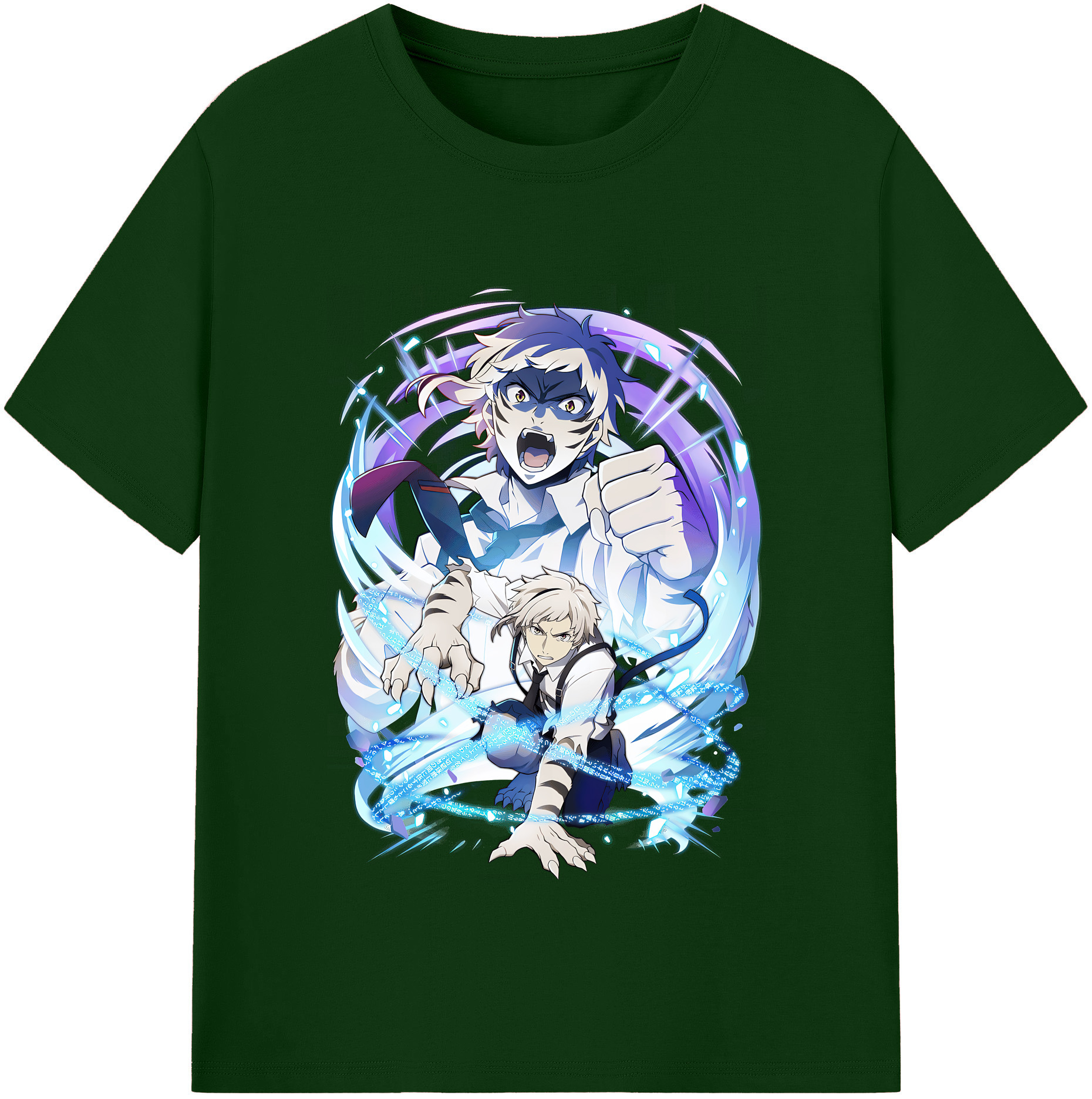 （画像用） 文豪ストレイドッグス Bungo Stray Dogs 綿100％半袖Tシャツ（フロントプリント）